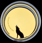 500 тугриков 2013 "Монгольский Волк: Природа Монголии 2013" (в п/у) (Монголия) (монета года 2013)