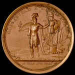 Медаль "Граф Петр Александрович Румянцов. 10 июля 1774"