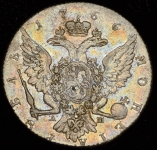 Рубль 1766 СПБ-ТI-АШ