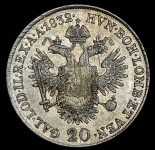 20 крейцеров 1832 (Австрия) A