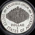 1 доллар 1987 "200 лет Конституции США" (США) S