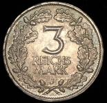 3 марки 1925 "1000-летие Рейнланда" (Германия) J