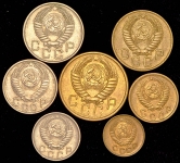 Годовой набор монет СССР 1956