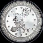 Медаль "Переход Германии к валютному союзу" 2002