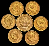 Набор из 7-ми монет СССР