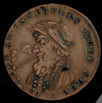 1/2 пенни - токен 1796 (Эдинбург, Шотландия)