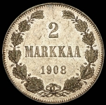 2 марки 1908 (Финляндия) L