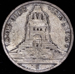 3 марки 1913 "100-летие битвы при Лейпциге" (Саксония) Е