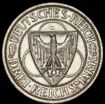 3 марки 1930 "Освобождение Рейнланда" (Германия) D