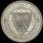 3 марки 1930 "Освобождение Рейнланда"  (Германия) А