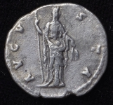 Денарий. Фаустина старшая. Рим империя.