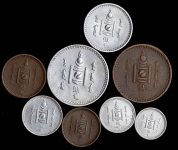 Годовой набор из 8-ми монет 1925 года (Монголия)