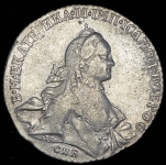 Рубль 1764 СПБ-ТI-ЯI