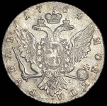 Рубль 1764 СПБ-ТI-ЯI