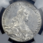 Рубль 1776 (в слабе) СПБ-ТИ-ЯЧ