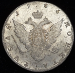 Рубль 1786 СПБ-ТI-ЯА