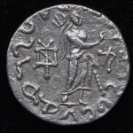 Тетрадрахма. Азес I. Бактрия.