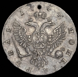 Рубль 1744 ММД