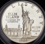 1 доллар 1986 "100 лет Статуе Свободы"