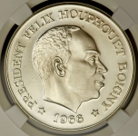 10 франков 1966 (Кот-дИвуар) (в слабе)