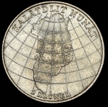 2 кроны 1953 "Кампания против туберкулёза в Гренландии" (Дания)