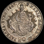 20 крейцеров 1847 (Австрия) B