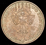 3 марки 1929 "1000-летие Мейсена" (Германия) Е