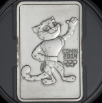 3 рубля 2011 "XXII Зимняя Олимпиада в Сочи 2014 - Леопард" СПМД