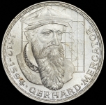 5 марок 1969 "375 лет со дня смерти Герхарда Меркатора" (Германия) F
