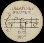 5 марок 1972 "75 лет со дня смерти Иоганнеса Брамса" (Германия)