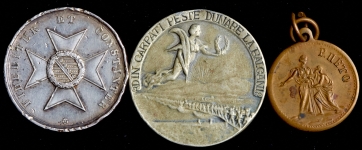 Набор из 3-х иностранных медалей (страны Европы)