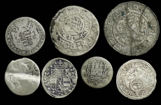 Набор из 7-и сер. монет (страны мира)