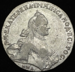 Рубль 1764 ММД-ТI-ЕI