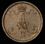 1 пенни 1866 (Финляндия)