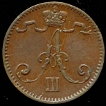 1 пенни 1884 (Финляндия)