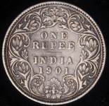 1 рупия 1901 (Индия)