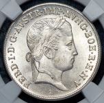 20 крейцеров 1848 (Австрия) (в слабе) А