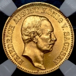 20 марок 1914 (Саксония) (в слабе) Е