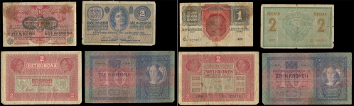 Набор из 13-ти бон (Австро-Венгрия  Сербия)