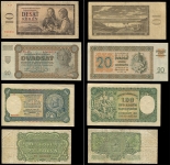 Набор из 10-ти бон 1939-1961 (Чехия и Словакия)