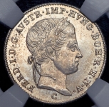 5 крейцеров 1840 (Австрия) (в слабе)