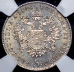 5 крейцеров 1840 (Австрия) (в слабе)