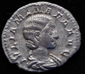 Денарий. Юлия Маммея. Рим империя.