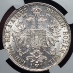 Флорин 1878 (Австрия) (в слабе)