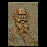 Плакета "В память графа Л.Н.Толстого" (Италия)