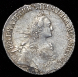 Полуполтинник 1768 ММД-ЕI