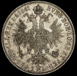 1 флорин 1861 (Австро-Венгрия) 