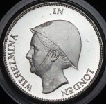 1 гульден 1940. Рестрайк (Нидерланды)