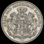 3 марки 1910 (Гамбург) J