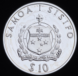 10 тала 1993 "XXVI летние Олимпийские Игры в Атланте 1996" (Западное Самоа)